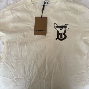 Men’s Burberry White Graphic T-Shirt